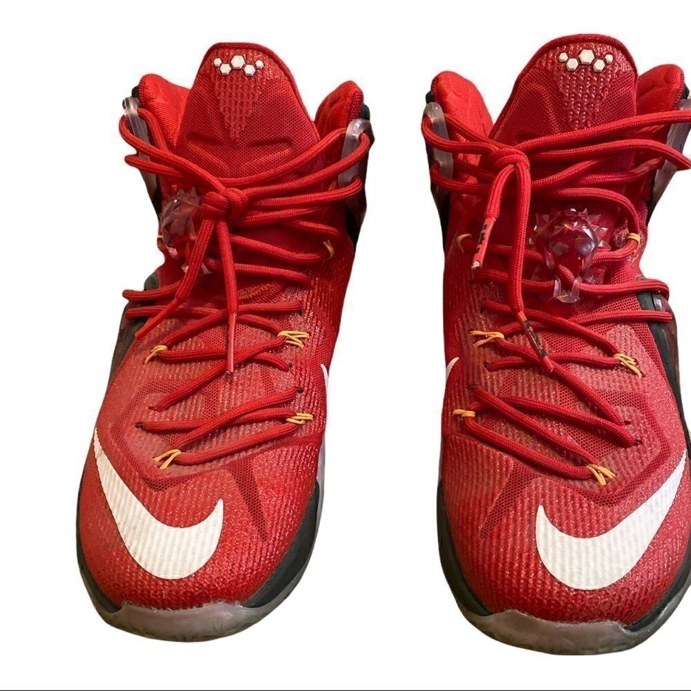 Nike | Nike LeBron xii 12 Elite University Red Team Sneakers | 10 - Picture 3 of 6